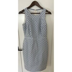 Boden Blue And White Sheath Dress Summer Dresses Size 6 Floral